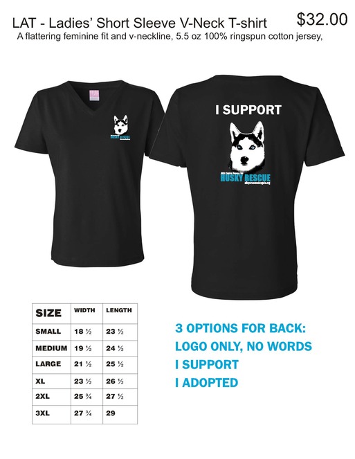 LAT ladies short sleeve $32 Black